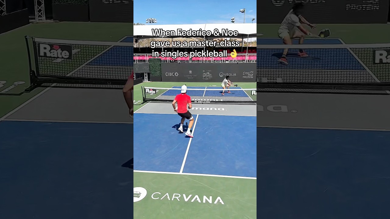 INSANE SINGLES PICKLEBALL 🤤