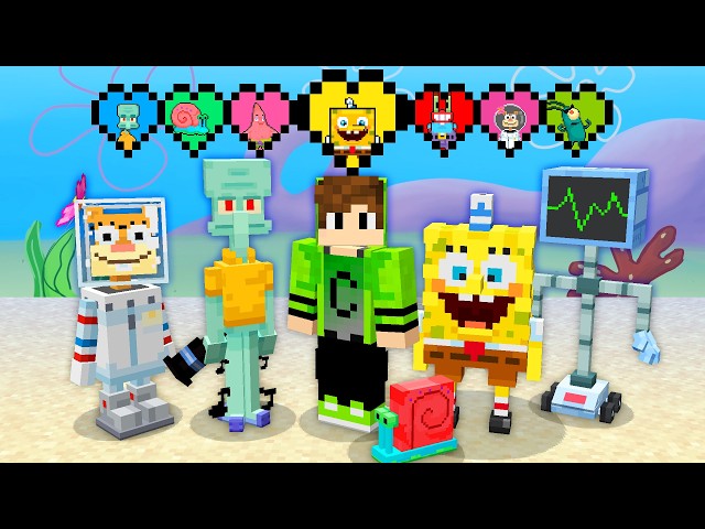 CADRES conseguiu os CORAÇÕES do BOB ESPONJA no Minecraft!