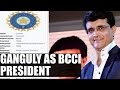 Sourav Ganguly made BCCI president by Wikipedia