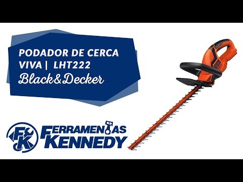 Aparador de Cerca Viva à Bateria 20V Bivolt Black&Decker - Vídeo explicativo