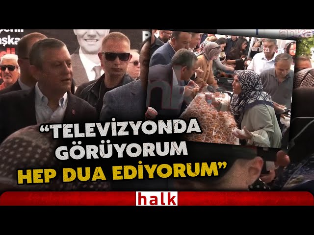 Ferdi Zeyrek hayrına lokma dağıtan Özgür Özel'de vatandaşlardan yoğun ilgi!