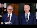 LIVE: Biden holds news conference with Australian prime minister | NBC News