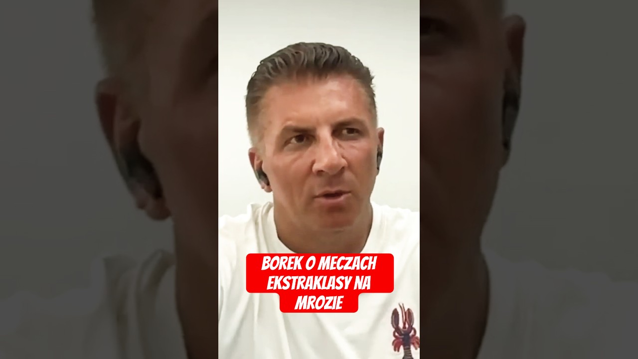 Borek o meczach ekstraklasy na mrozie #shorts