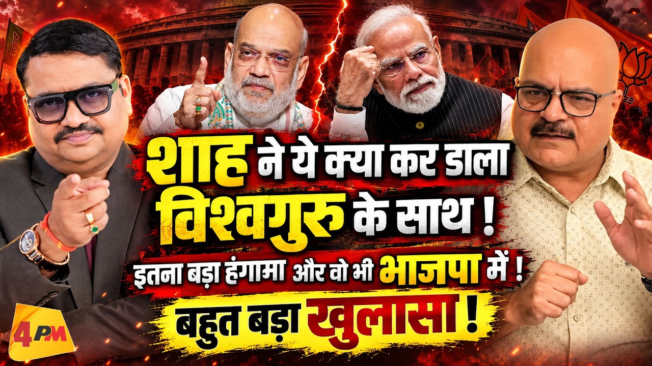 मोदी-शाह के बीच क्यों बढ़ी हलचल, भाजपा के अंदर मचा घमासान! || Modi || Shah