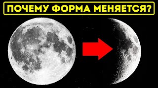 Почему форма Луны ежедневно меняется?