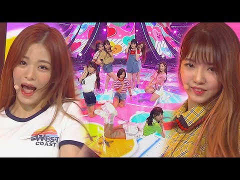 《ADORABLE》 fromis_9(프로미스나인) - DKDK(두근두근) @인기가요 Inkigayo 20180617