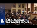 Board of Estimates holds annual taxpayers night