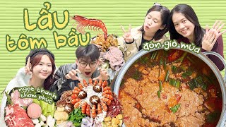 Hà Nội đón gió mùa là phải đi ăn ngay một nồi lẩu tôm bầu ngọt thanh ấm bụng 💯🦐🍲