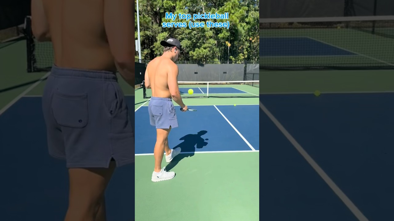 Use These Pickleball Serves 💪 #pickleball #pickleballvideos #pickleballviral