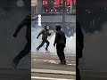 Police tear gas pension reform protesters in Paris