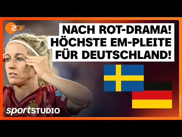 Schweden – Deutschland Highlights | UEFA Frauen-EM 2025 | sportstudio