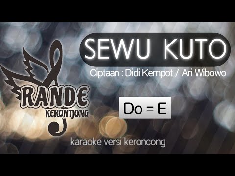 [KARAOKE] Sewu Kuto - Didi Kempot [Versi Keroncong]