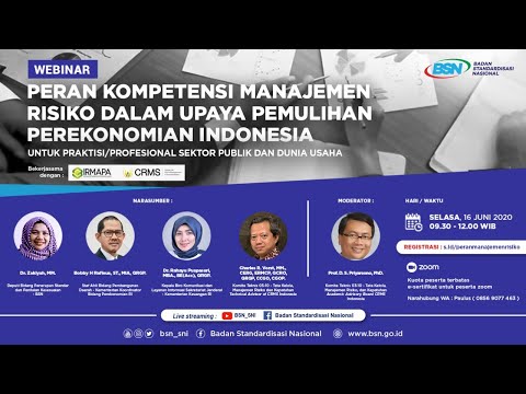 https://youtu.be/YLFpGcIwWaUPeran Kompetensi Manajemen Risiko Dalam Upaya Pemulihan Perekonomian Indonesia