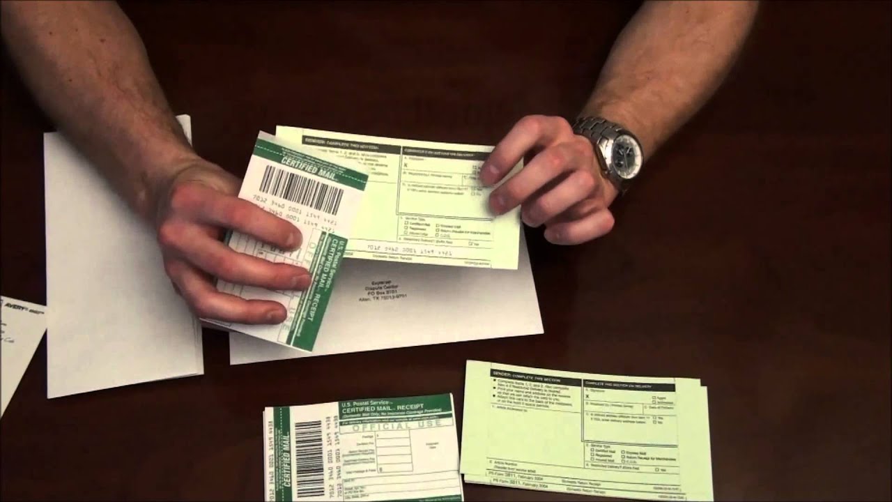 How To Prepare Certified Mail YouTube