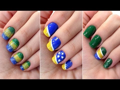 3 Unhas Decoradas com Flores Passo-a-Passo - YouTube