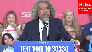 'We're Not Going Back': George Lopez Rips 'Orange' Trump At Harris-Walz Rally In Phoenix, Arizona