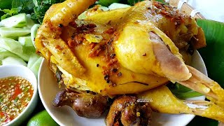 GÀ HẤP NƯỚC MẮM KIỂU Ủ MUỐI thịt ngọt thơm, mọng nước ngon hơn luộc hấp bằng nước |Nhamtran FV