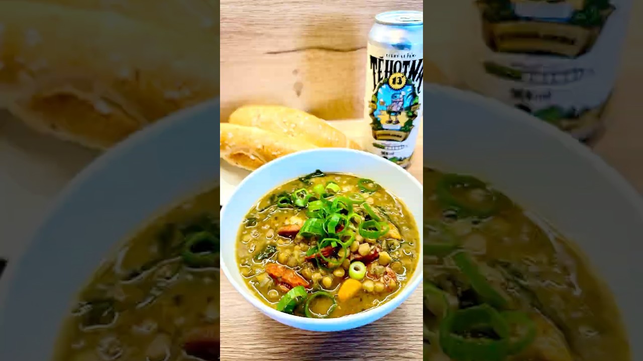 Podzimní polévka ze zelené čočky | Těhotnej kuchař