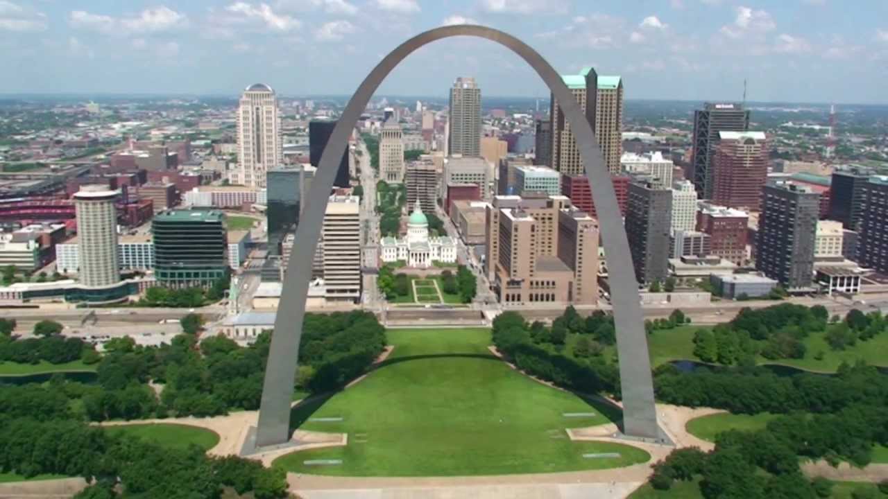 2012 Aerial Video of St Louis Missouri Landmarks - YouTube