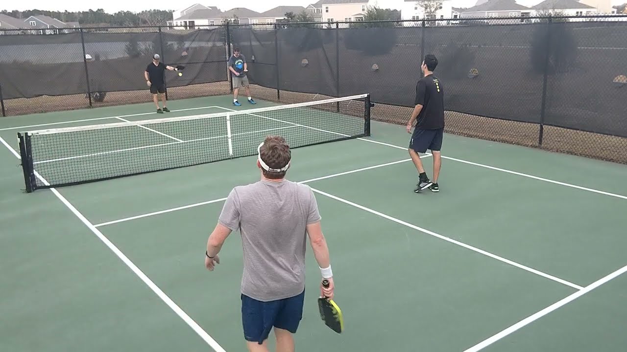 OVERHEAD SLAMS LIKE A TENNIS PRO! 4.0 Pickleball Game at Berkshire in Myrtle Beach, SC