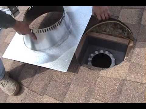 WOOD STOVE INSTALLATION START TO FIRE - YouTube