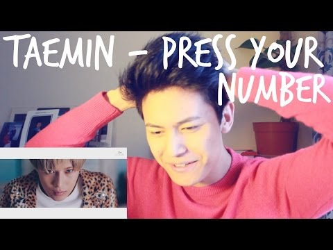 TAEMIN - Press Your Number MV Reaction