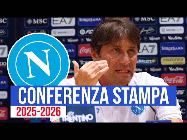 CONTE in conferenza stampa a Dimaro 🎙️ Napoli, la Champions, De Bruyne e il calciomercato
