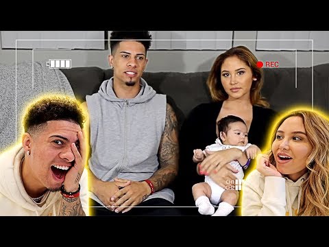 REACTING TO OUR FIRST EVER YOUTUBE VIDEO!!! **SHOULD WE DELETE IT???**