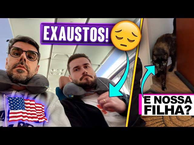 EUA: PEGAMOS UM AVIÃO CAÓTICO DE VOLTA AO BRASIL! - Titi Fabri