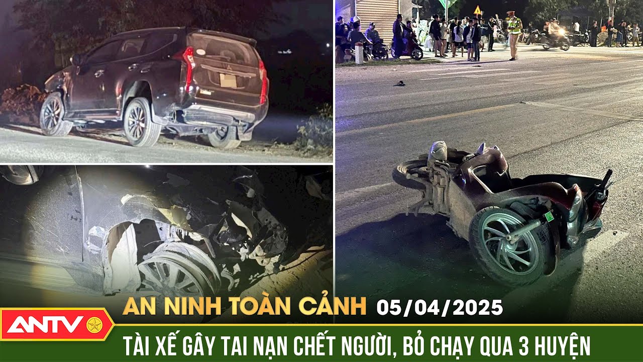 Ô tô "điên" gây tai nạn liên hoàn làm 1 người tử vong rồi bỏ chạy | An ninh toàn cảnh ngày 5/4 |ANTV