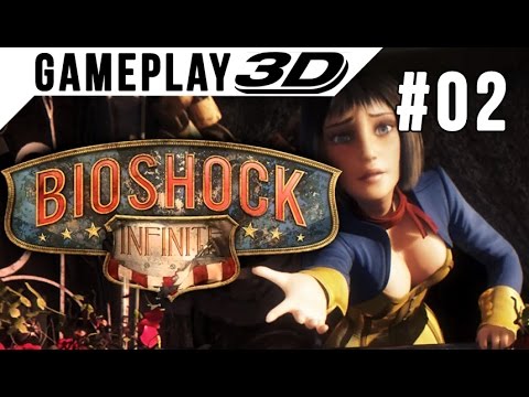 BioShock: Infinite #002 3D Gameplay Walkthrough SBS Side by Side (3DTV Games)