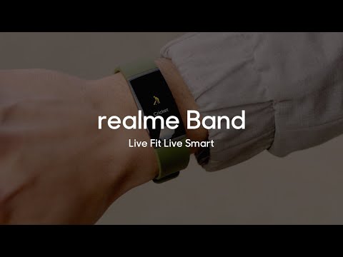 video Realme Band  – Full Color Screen with Touch key
