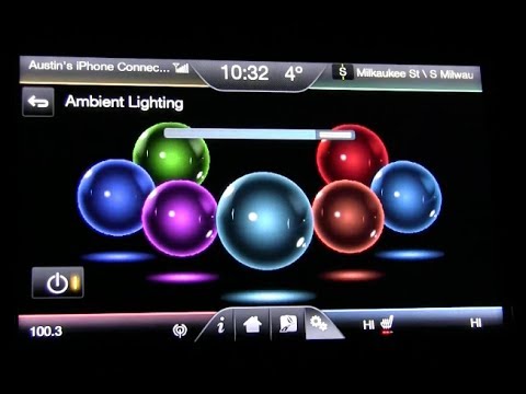 Ambient lighting colors ford fusion #2