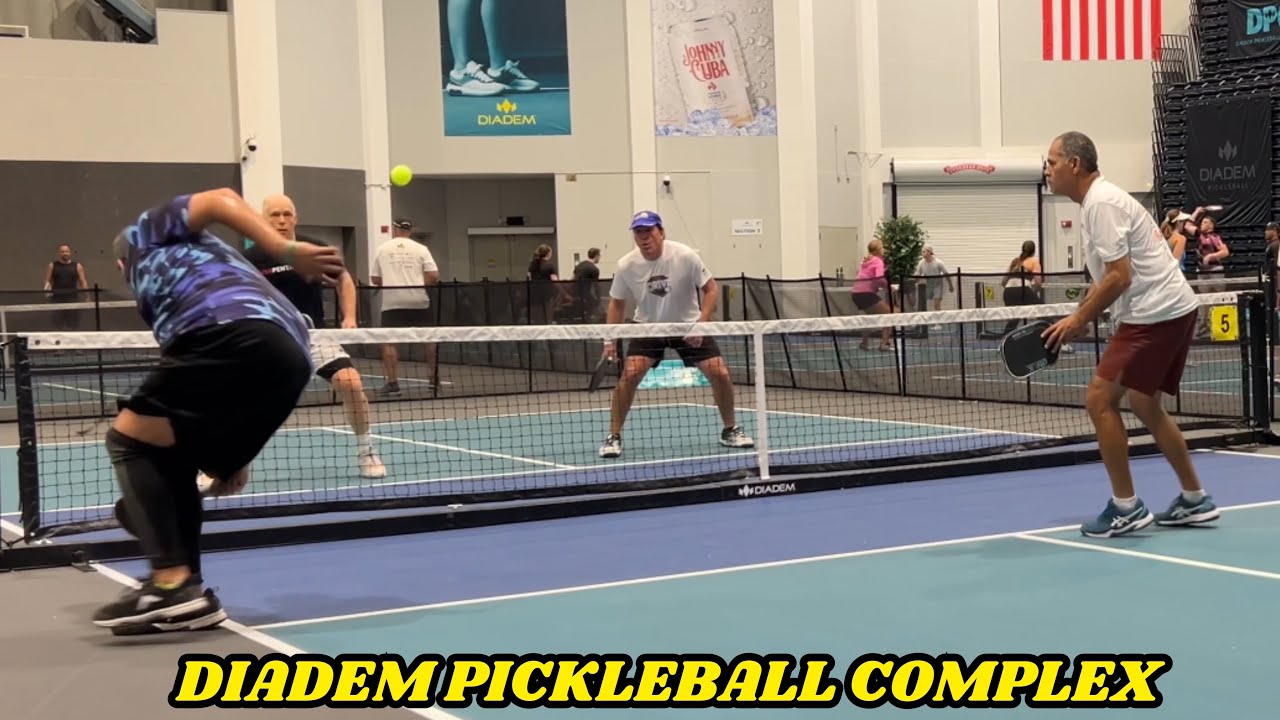 5.0 Doubles Pickleball | Not Guilty Pickleball vs Senior Pro Players | Diadem Pickleball Complex