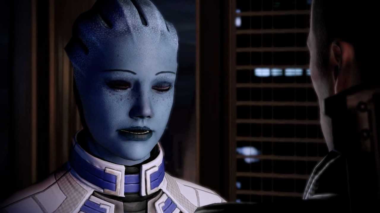 Mass Effect 2 Liara And M Shep Romance Lair Of The Shadow Broker 2 Youtube