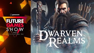 Dwarven Realms Gameplay Trailer - Future Games Show Gamescom 2024