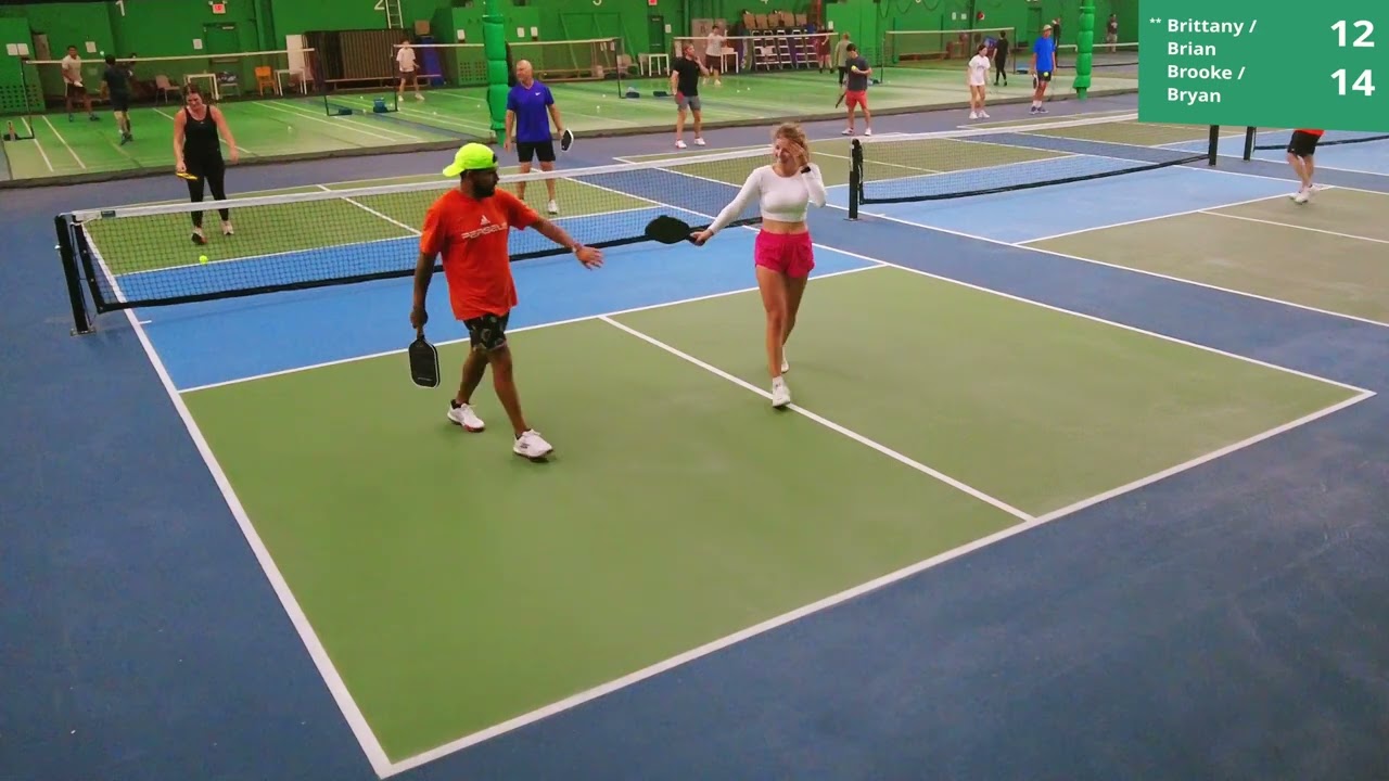 4.5+ Mixed from Team Pickleball Tournament With Rally Scoring