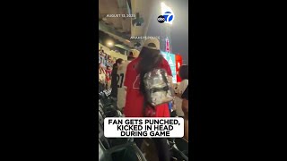 Fan gets punched, kicked in head during Dodgers-Angels game