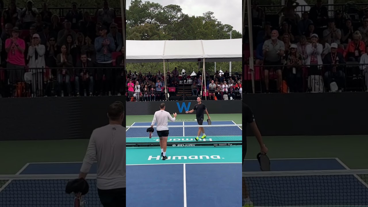 Chris Haworth is FIRED UP for this pickleball match!