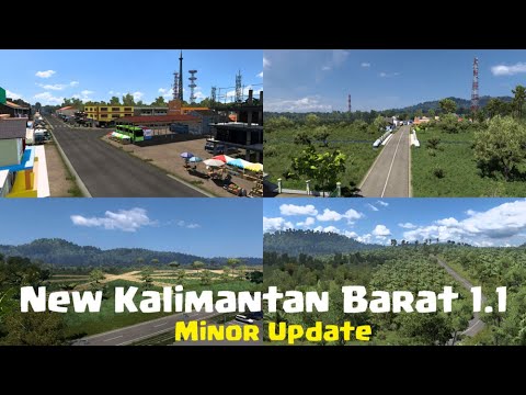 New West Kalimantan v1.0 Map Save Profile Download ETS2 1.53 to 1.55
