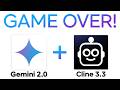 NEW Google Gemini 2.0 + Cline 3.3 is INSANE (FREE!)
