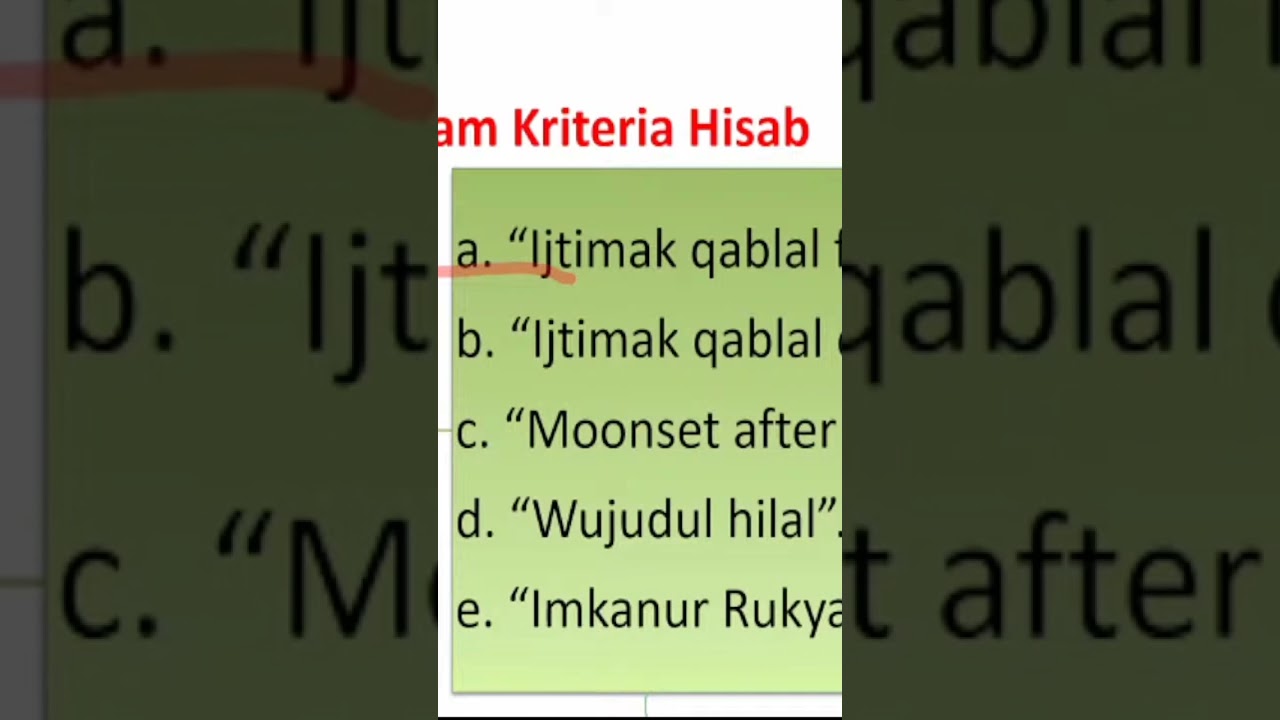 Paham Hisab Muhammadiyah - MuhammadiyahNews.com