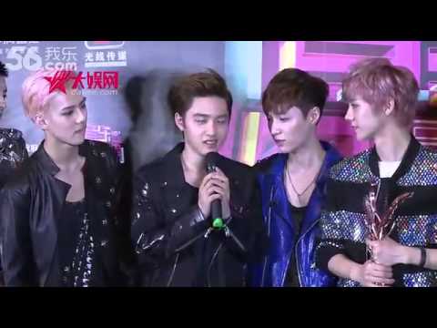 130414 EXO d.o singing @ 13th Billboard Music Awards 엑소