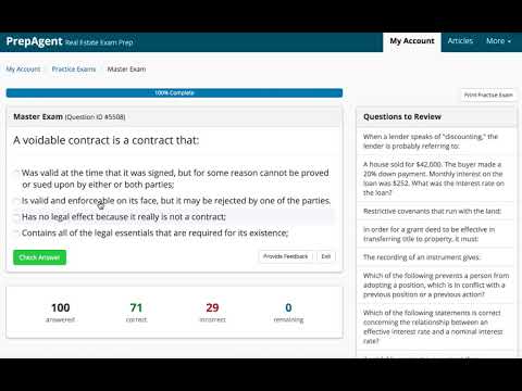 Real Estate Exam Practice Questions Review with Kathy and Joe