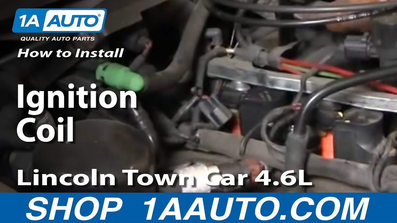 How To Fix Repair Replace Install Ignition Coil Lincoln ... 96 lincoln town car fuse diagram 