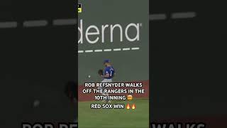 Refsnyder singles to win it for the Red Sox #mlbb #mlb #baseball #highlights #shorts #sports #redsox