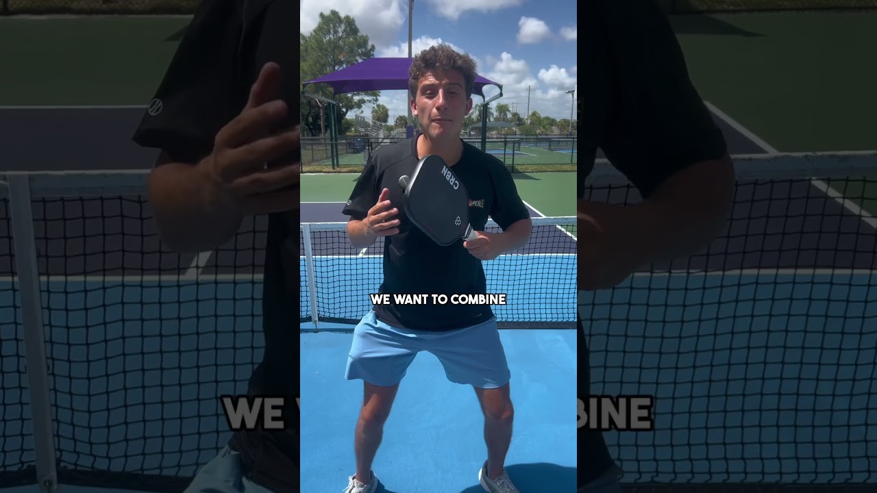 How to hit top-spin in 60 seconds #pickleballtips #pickleball #shorts