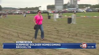 Wisconsin soldier surprises wife in line at Luke Bryan Farm Tour concert