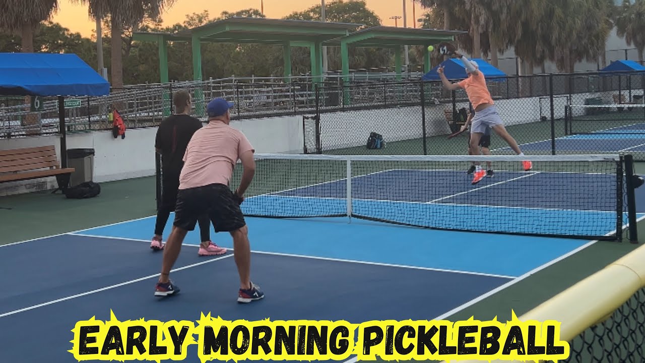 Early Morning Pickleball | Fort Lauderdale Florida | Part 1