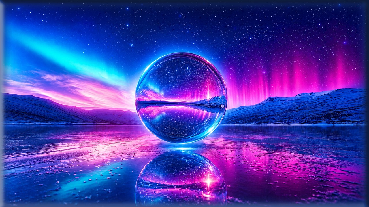 Deep Sleep Music | 1 Hour 🌙 Soothing Northern Lights Ambiance (No Mid-Roll Ads)
